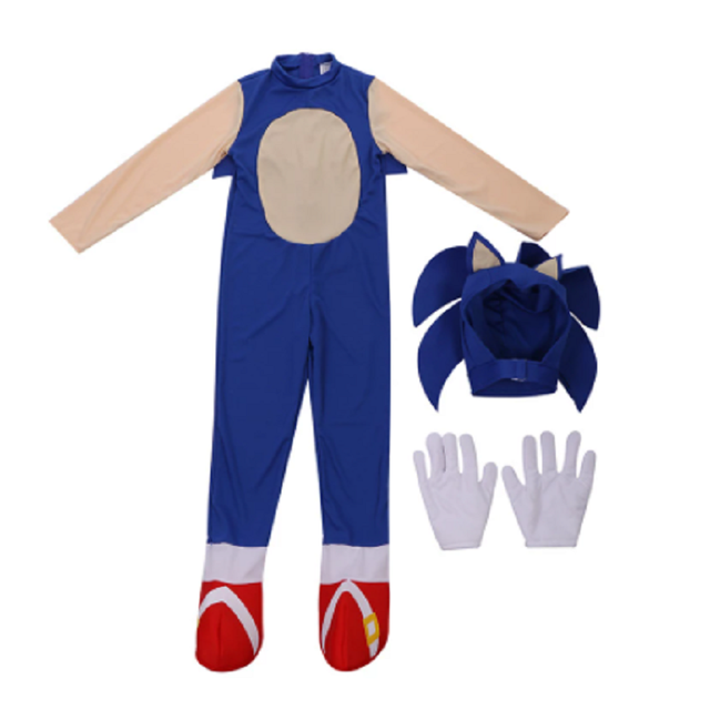 Sonic Childs Speedy Blue Heroic Video Game Character Faster Trick Or  Treater Kids Halloween Carnival Costume Cosplay - Action Figures -  AliExpress